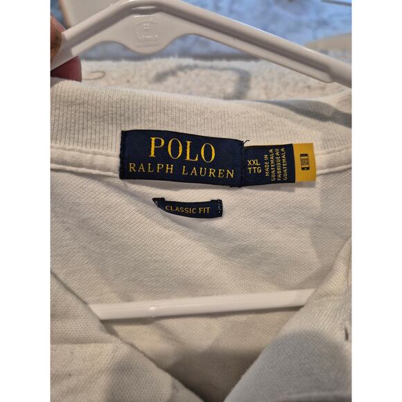 Polo Ralph Lauren Men's Size XXL Short Sleeve Polo Shirt White - Picture 3 of 4